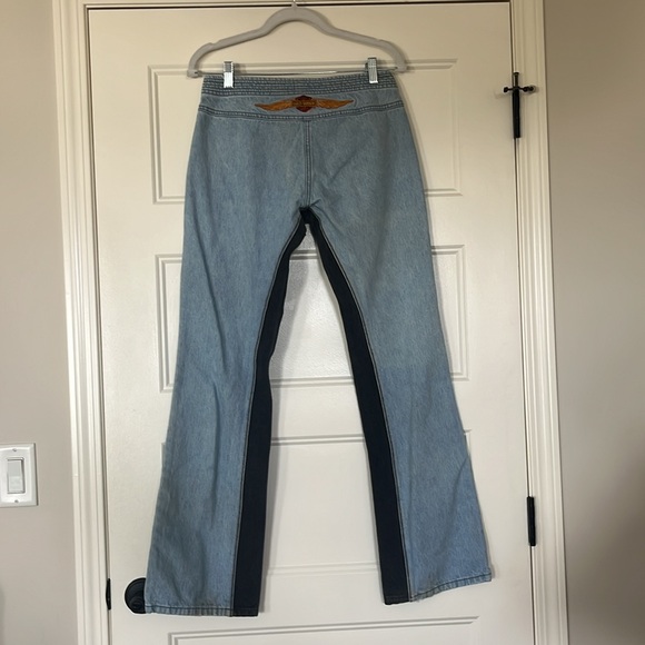 Y2K laced front jeans Harley Davidson - Picture 7 of 10
